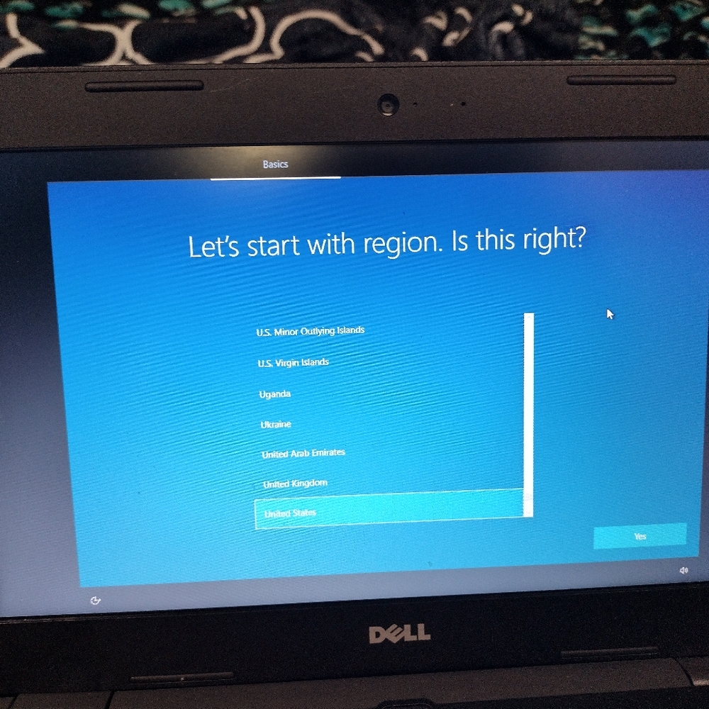 EUC 8x12 laptop by Dell it runs Windows 10